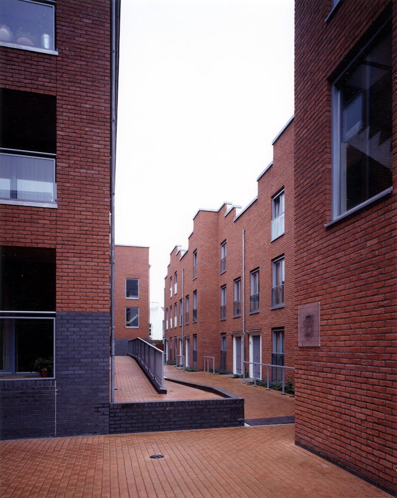 Stedenbouwkundig project Mariaplaats in Utrecht i.s.m. Bouwkundig Adviesbureau De Groot, 1994 I foto Luuk Kramer