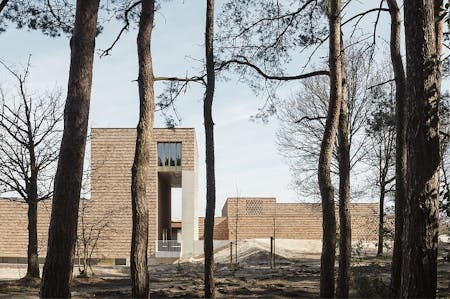 a2o-architecten, Crematorium Statie Stuifduin, Lommel © Stijn Bollaert