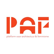 Logo (Beeld: PAF (platform voor architectuur & feminisme))
