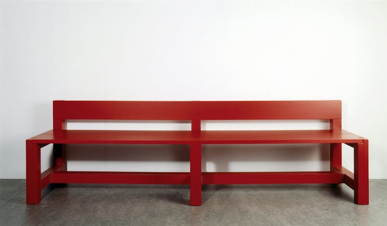 Bench in collaboration with Appart, 1998 | © Sarah Blee