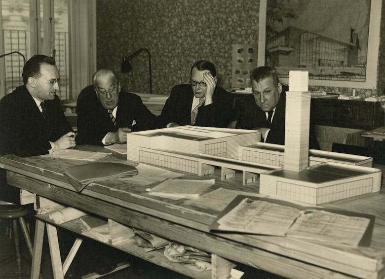 Henry Van de Velde, Léon Stynen and Victor Bourgeois, model Belgian Pavilion for the New York World's Fair of 1939