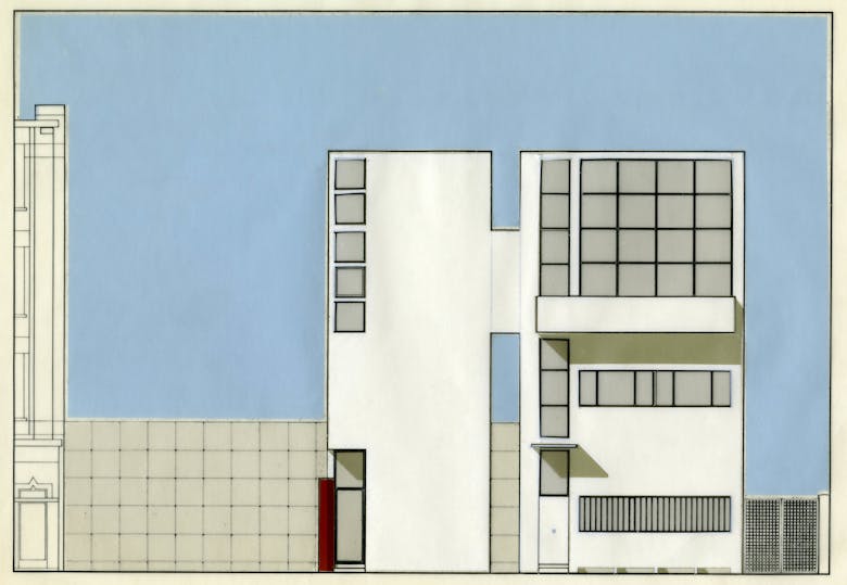 Georges Baines, extension house Guiette in Antwerp, c. 1993