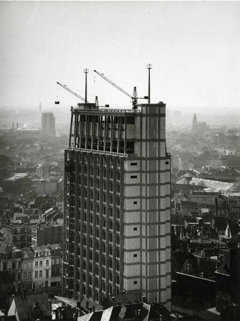 Renaat Braem, Jul De Roover and Maxime Wijnants, the Police Tower in Antwerp, 1960s