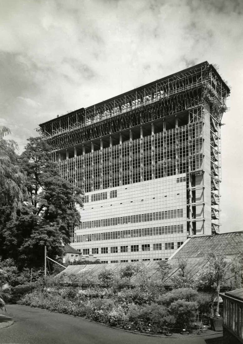 Jules Trenteseau, campus Ledeganck Universiteit Gent, 1959-1970