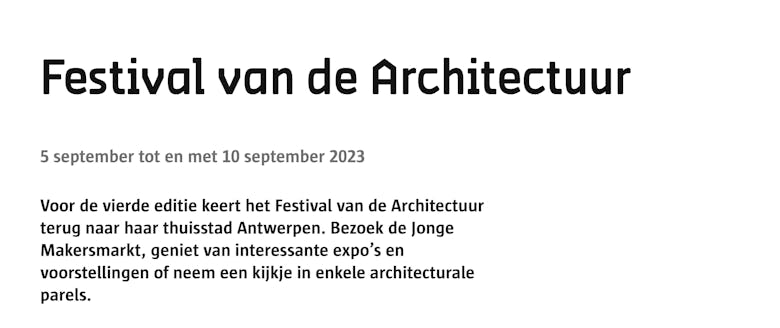 Visit Antwerpen 05/09/2023