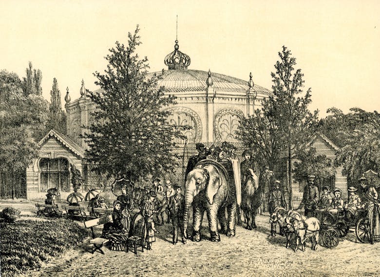 Charles Servais, Moors panoramagebouw met de slag van Wörth, 1880 (afgebroken)