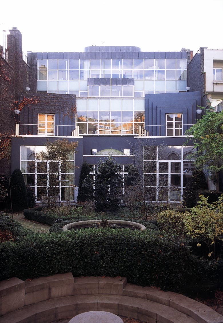 Eigen woning en kantoor in Antwerpen, 1982 I foto Wim Van Nueten