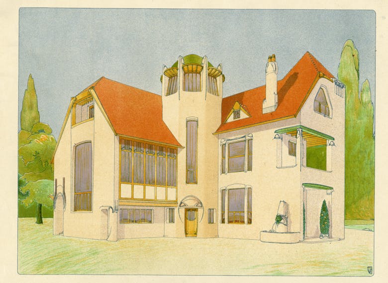 Emiel Van Averbeke, artist's house, c. 1902