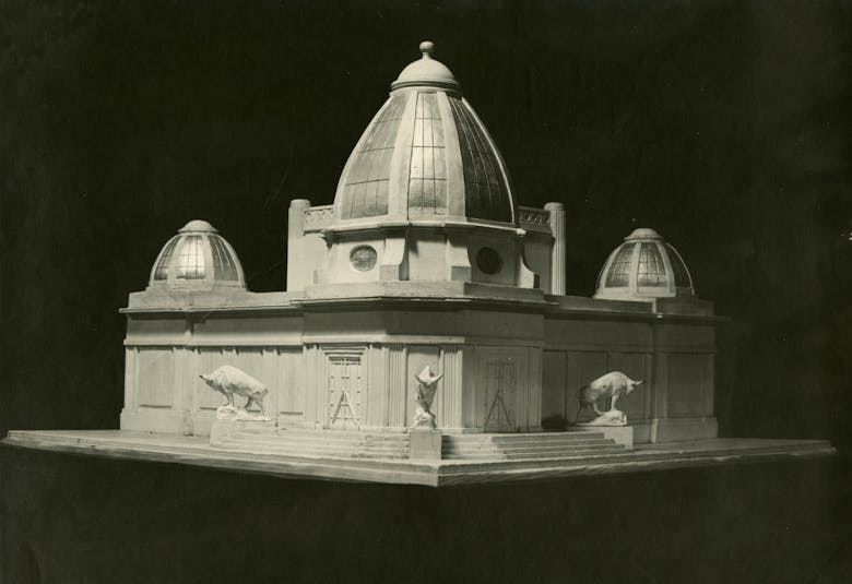 Alfred Portielje, maquette paviljoen Liebig voor de Antwerpse wereldtentoonstelling van 1930