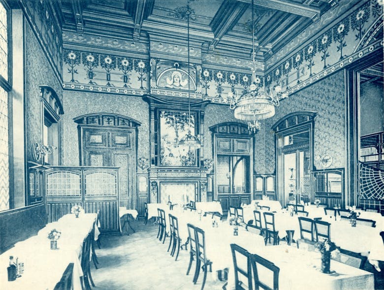 Emile Thielens, café-restaurant, 1895-1897 (afgebroken)