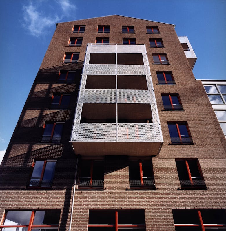 Appartementsgebouw Java Noord in Amsterdam, 1993 I foto Luuk Kramer