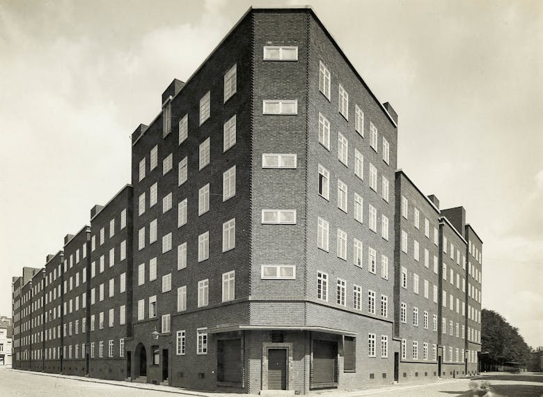 Alfons Francken, sociale huisvestingscomplex in Antwerpen, 1934