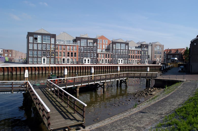 Stedenbouwkundig project Riedijkshaven in Dordrecht, 1996 I foto Wim Van Nueten