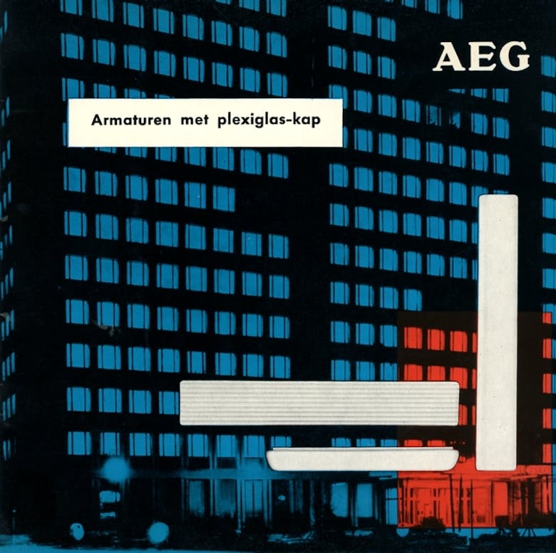 Reclamebrochure AEG, jaren 1950