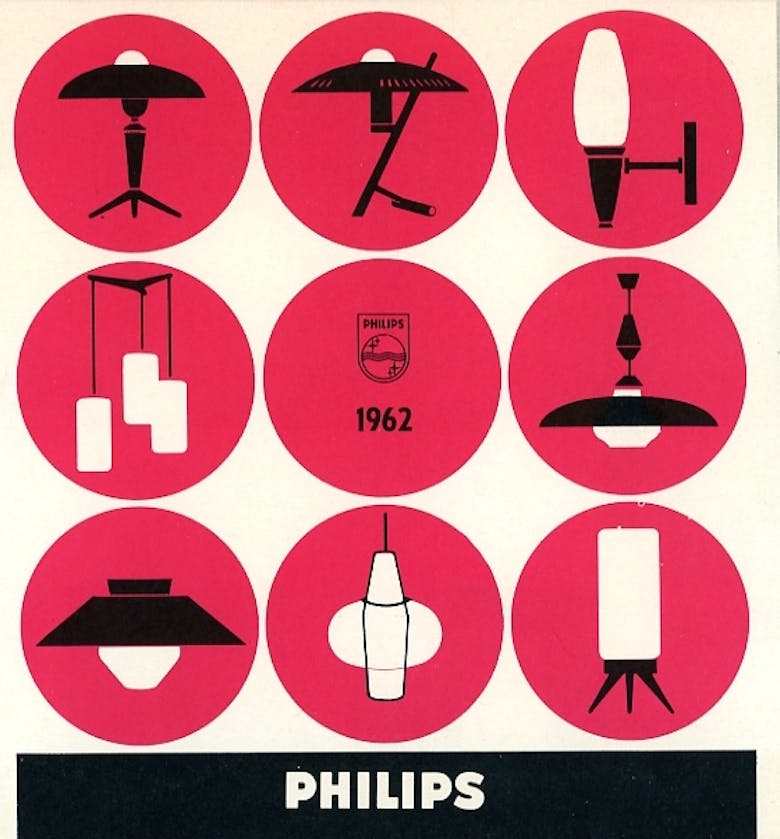 Reclamebrochure Philips, 1962