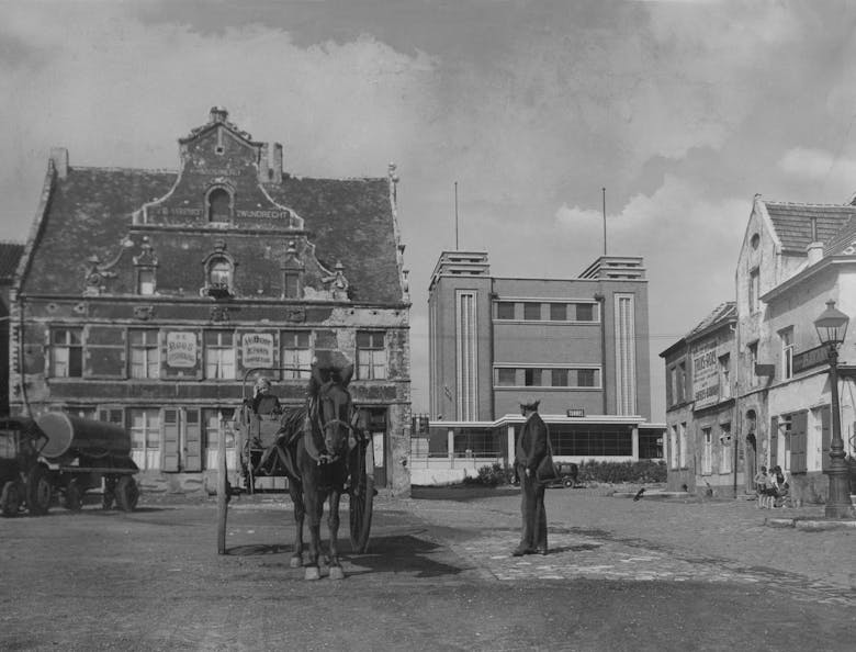 Left Bank of the River Scheldt in Antwerp, 1930s
