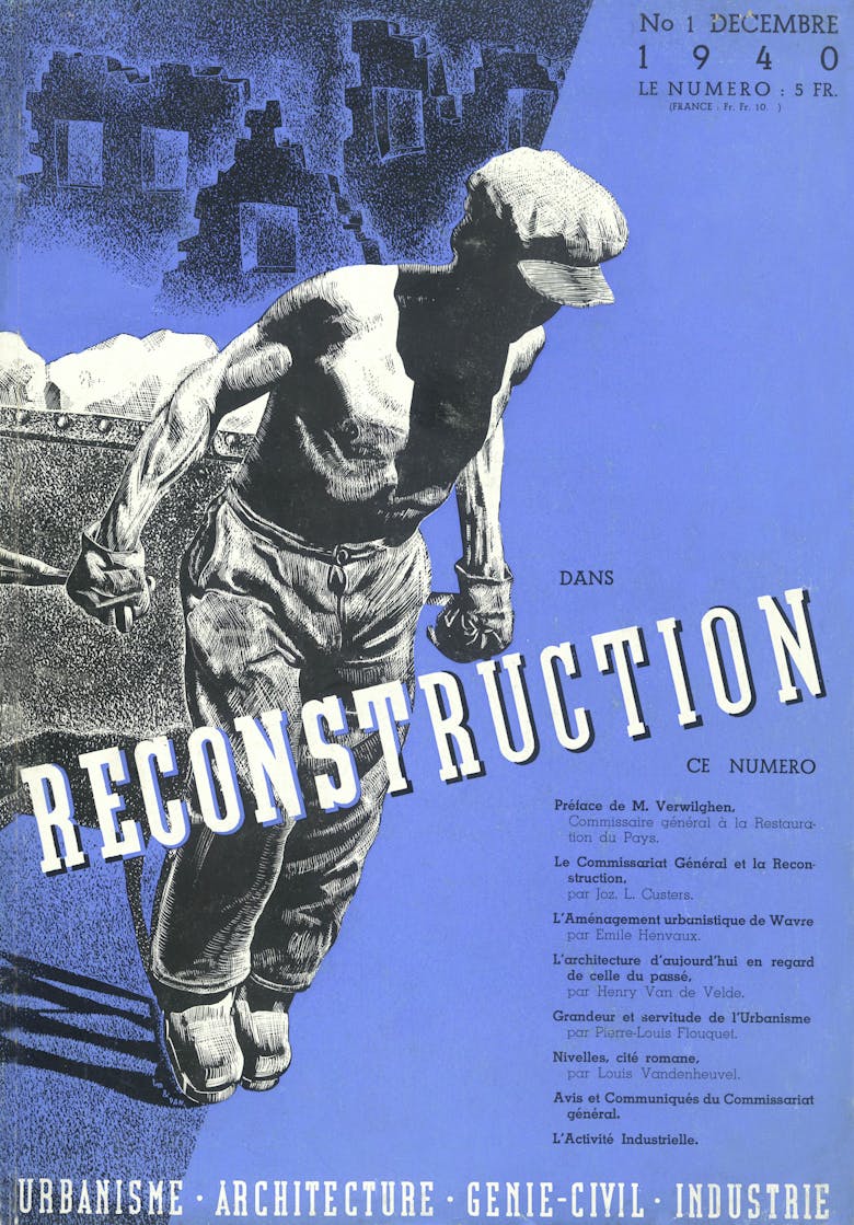 Cover magazine Réconstruction, december 1940