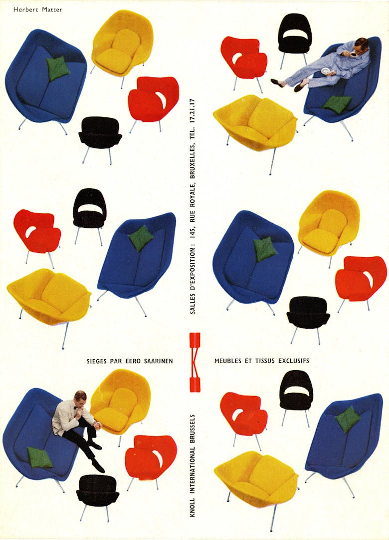Catalogue from the American design manufacturer Knoll, 1960s