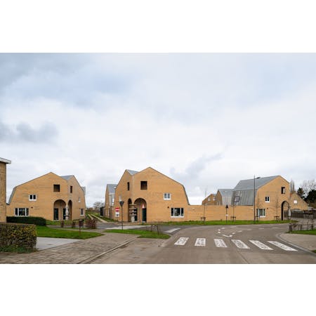 Architectenbureau Bart Dehaene, Sociale woningen Schaerdeke, Lo-Reninge © Dieter Van Caneghem