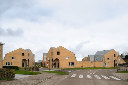 Architectenbureau Bart Dehaene, Schaerdeke Social Housing, Lo-Reninge © Dieter Van Caneghem