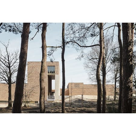 a2o-architecten, Crematorium Statie Stuifduin, Lommel © Stijn Bollaert