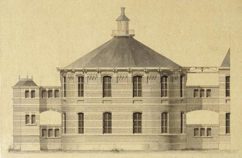 FRANÇOIS BAECKELMANS, STUIVENBERG hospital IN ANTWERP, approx 1873
