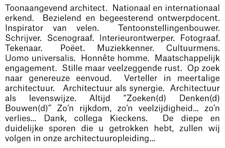 Prof. dr. Alex Vanneste - Decaan Faculteit ontwerpwetenschappen Universiteit Antwerpen