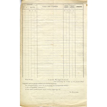 Bestek voor voltooiingswerken aan landbouwgronden 02-04-1924 2/2 © Gemeentearchief Heuvelland
