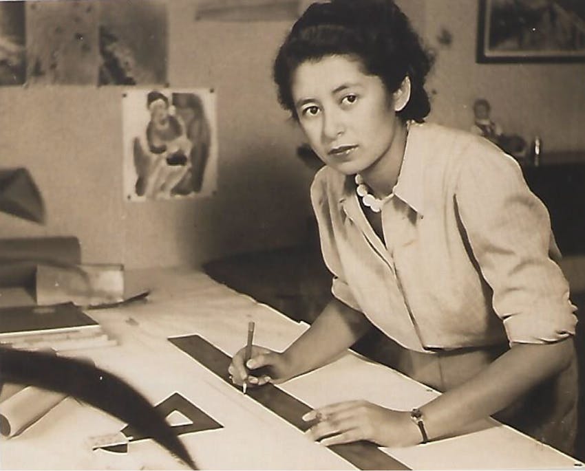 Simone Guillissen Hoa ca 1942 Fonds Simone Guillissen Hoa Archives J P Hoa