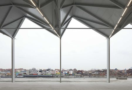 TETRA architecten, Bouwmaterialendorp aan het Vergotedok, Brussel © Filip Dujardin