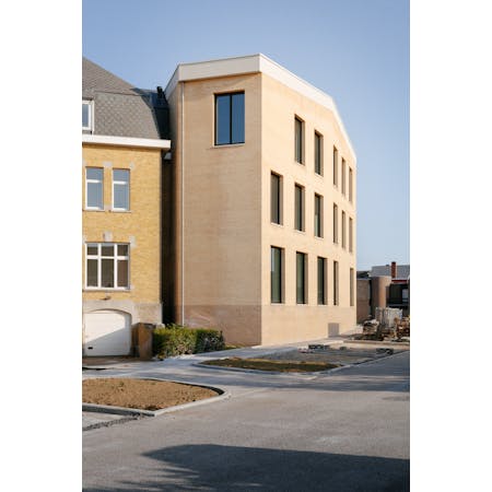Tom Thys architecten, Sociaal Huis, Langemark-Poelkapelle © Crispijn van Sas