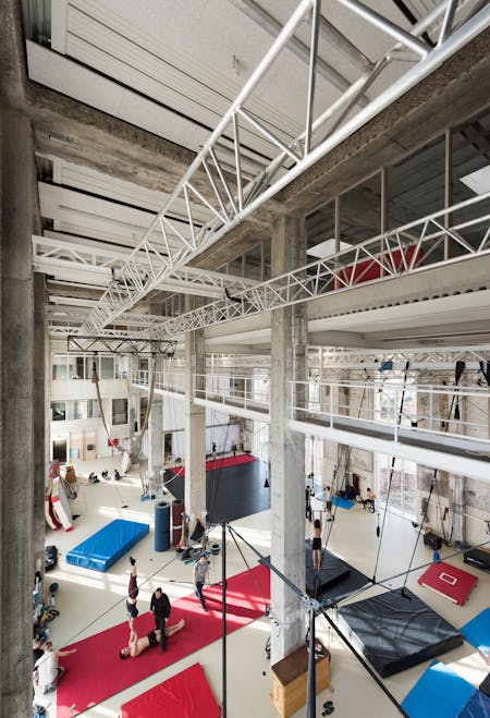 Atelier d’Architecture Daniel Delgoffe, Esac – Ecole supérieure des arts du Cirque, Anderlecht © François Dethor
