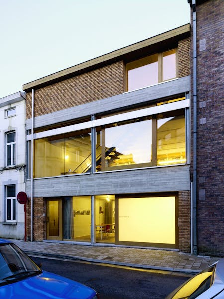 Studio house Apostelhuizen, Gent, De Smet Vermeulen architecten © De Smet Vermeulen architecten