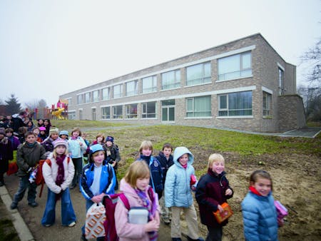 Basisschool De Regenboog, Grimbergen, Tom Thys architecten © Tom Thys architecten