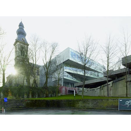 Faculteit economie en bedrijfskunde Gent, Xaveer De Geyter Architects en Stéphane Beel Architects © Frederik Vercruysse