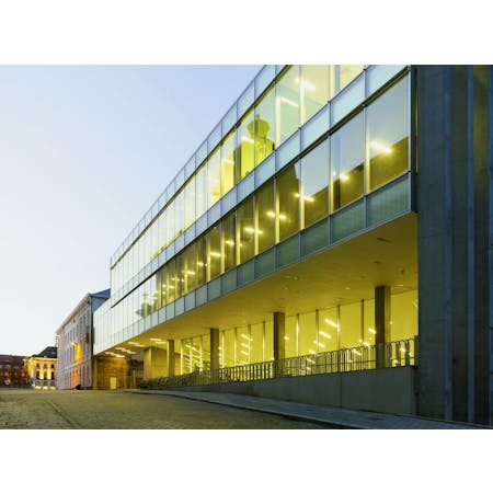 Faculteit economie en bedrijfskunde Gent, Xaveer De Geyter Architects en Stéphane Beel Architects © Frederik Vercruysse