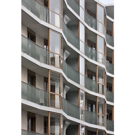 Groepswoningen Zuidertuin, Robbrecht en Daem architecten © Filip Dujardin