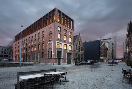Kendall-kantoorgebouw, Antwerpen, Stramien © Evelien Boonen