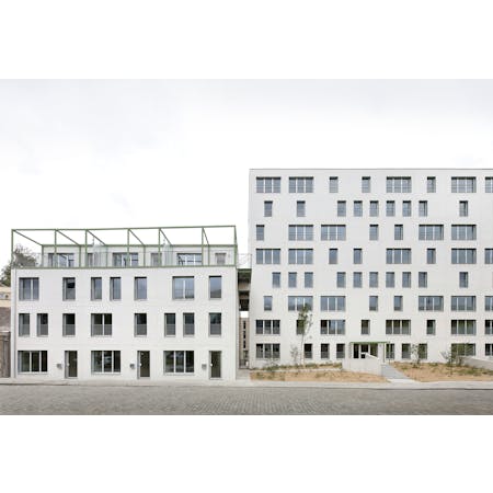 DBLV architecten, Sociale huisvesting Nekkersput, Gent © Filip Dujardin