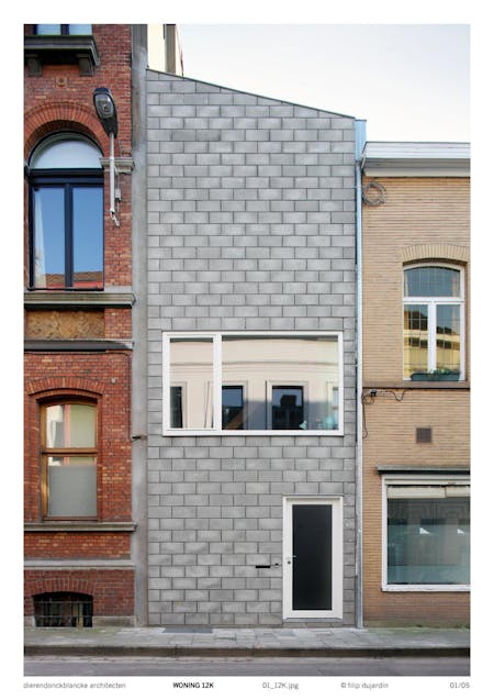 Rijwoning 12k, Gent, Dierendonckblancke Architecten © Dierendonckblancke Architecten