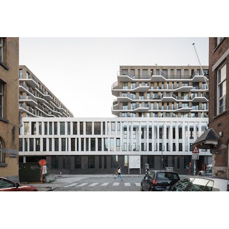 Stadsblok Cadiz, Antwerpen, POLO Architects & META architectuurbureau © Stijn Bollaert