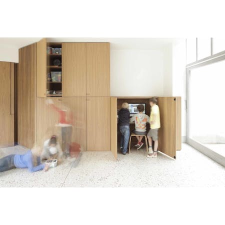 Woning met praktijkruimte, Marie-José Van Hee architecten © Johannes Schwartz