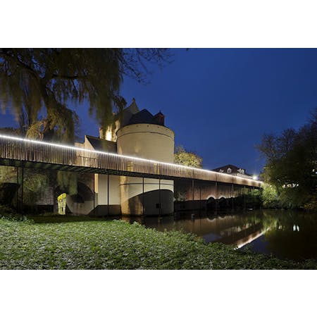 Voetgangersbruggen Smedenpoort Brugge, Ney & Partners © Ney & Partners