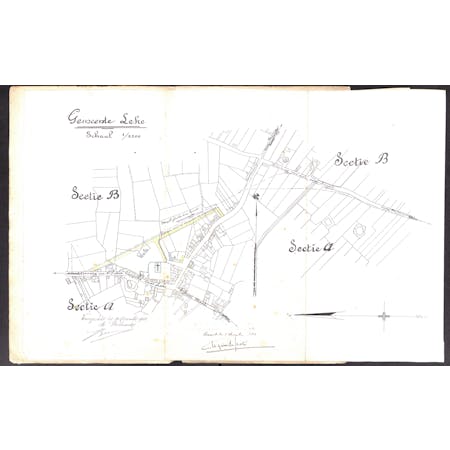'Inrichtingsplan gemeente Leke' 30-11-1922 2/2 © Stadsarchief Diksmuide