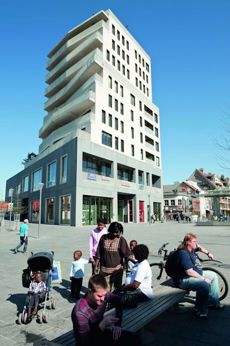 Winkelcentrum K in Kortrijk, Robbrecht en Daem architecten © Nick Hannes (Nadaar)