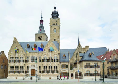 Stadhuis en toerismekantoor, Diksmuide, ONO architectuur i.s.m. Callebaut-Architecten © Frederik Vercruysse