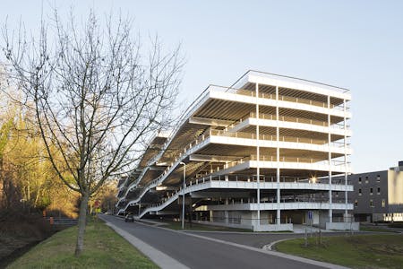 Stéphane Beel Architects, Parkeergebouw IMEC – KUL, Leuven © Luca Beel